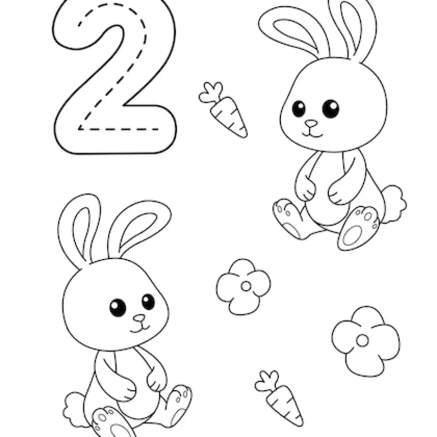 coloriage Chiffre et decoupage a imprimer gratuit