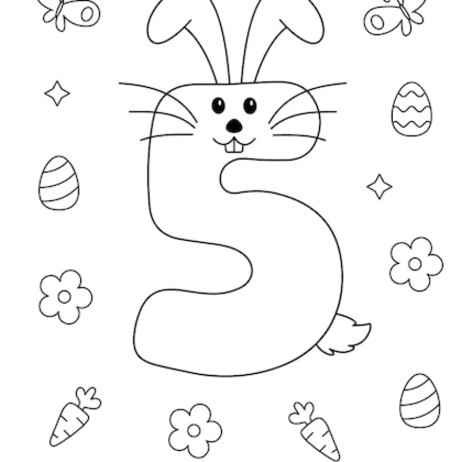 coloriage Chiffre pour enfant