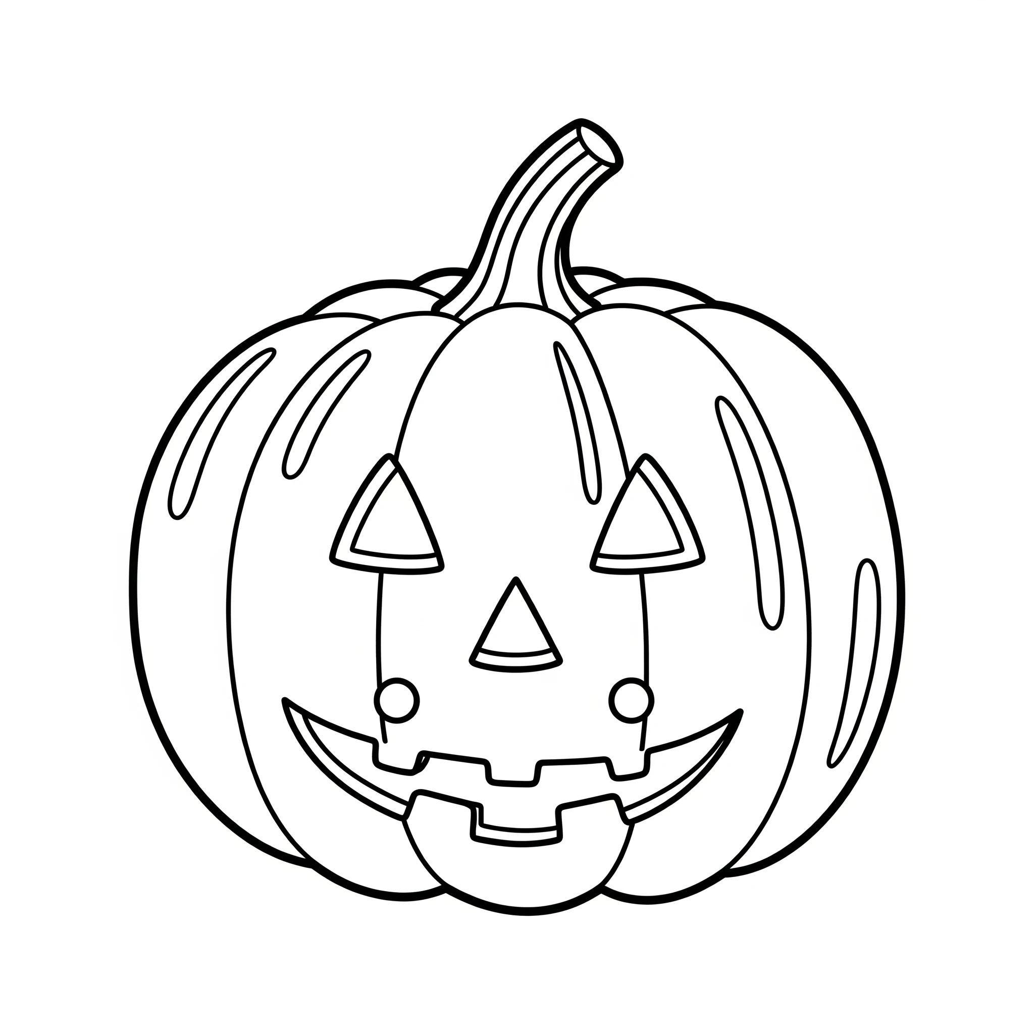 coloriage Citrouille et decoupage a imprimer gratuit