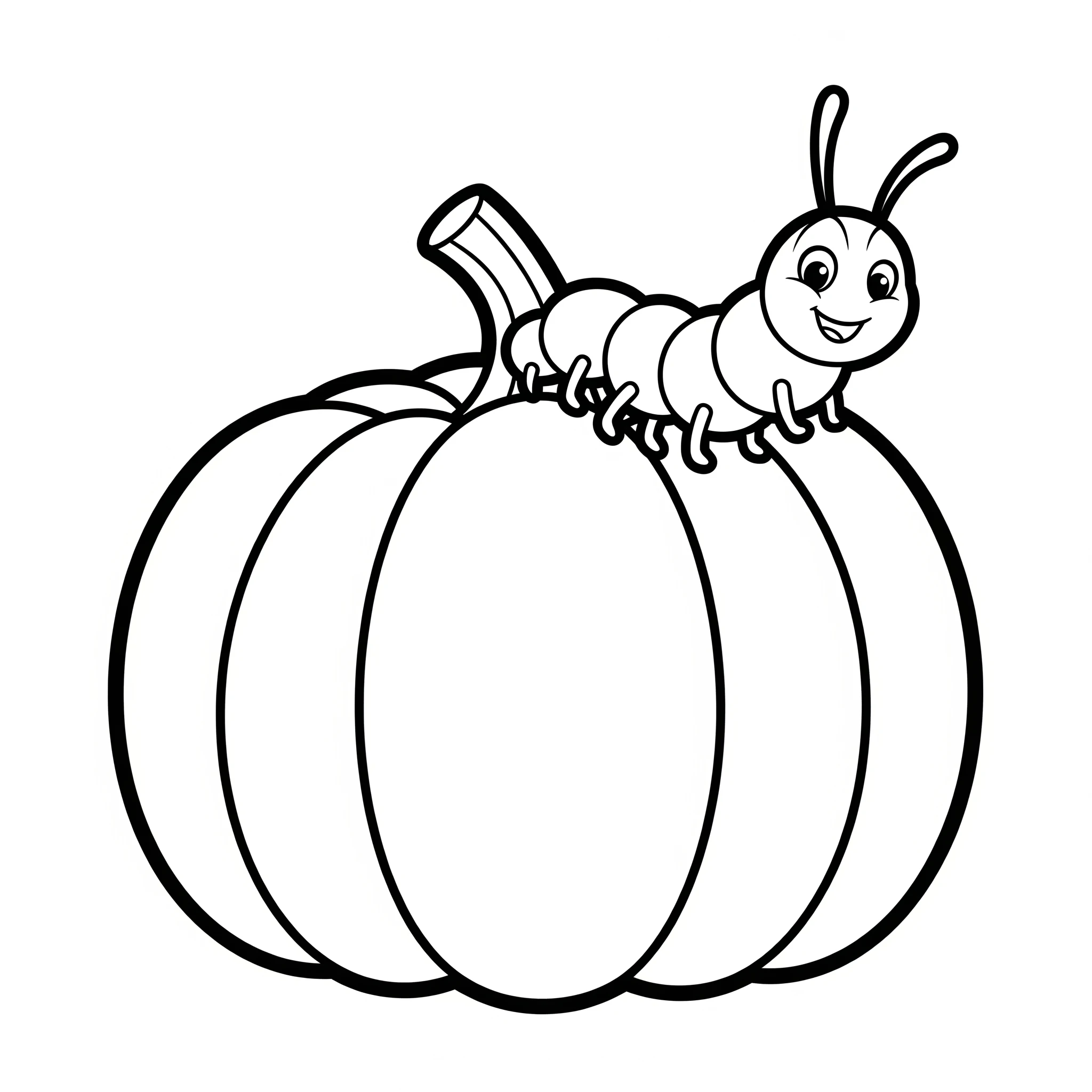 coloriage Citrouille pour enfant de 5 ans