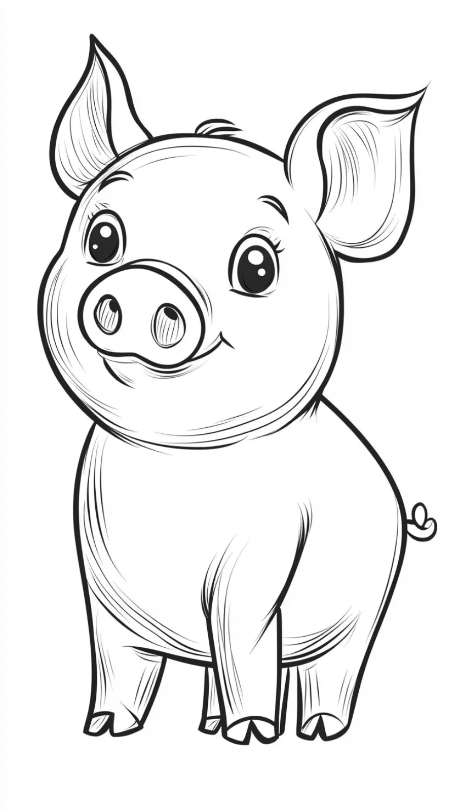 coloriage Cochon à imprimer