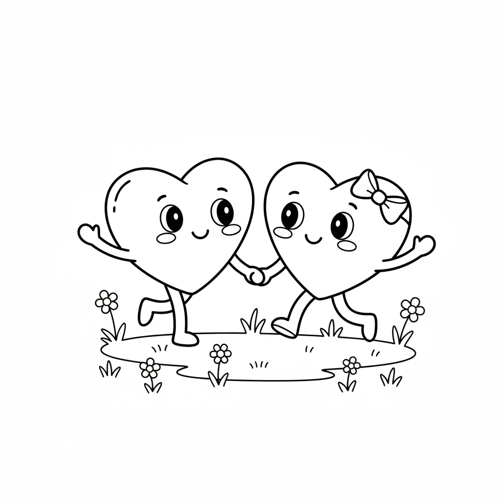 coloriage Coeur a dessiner et imprimer