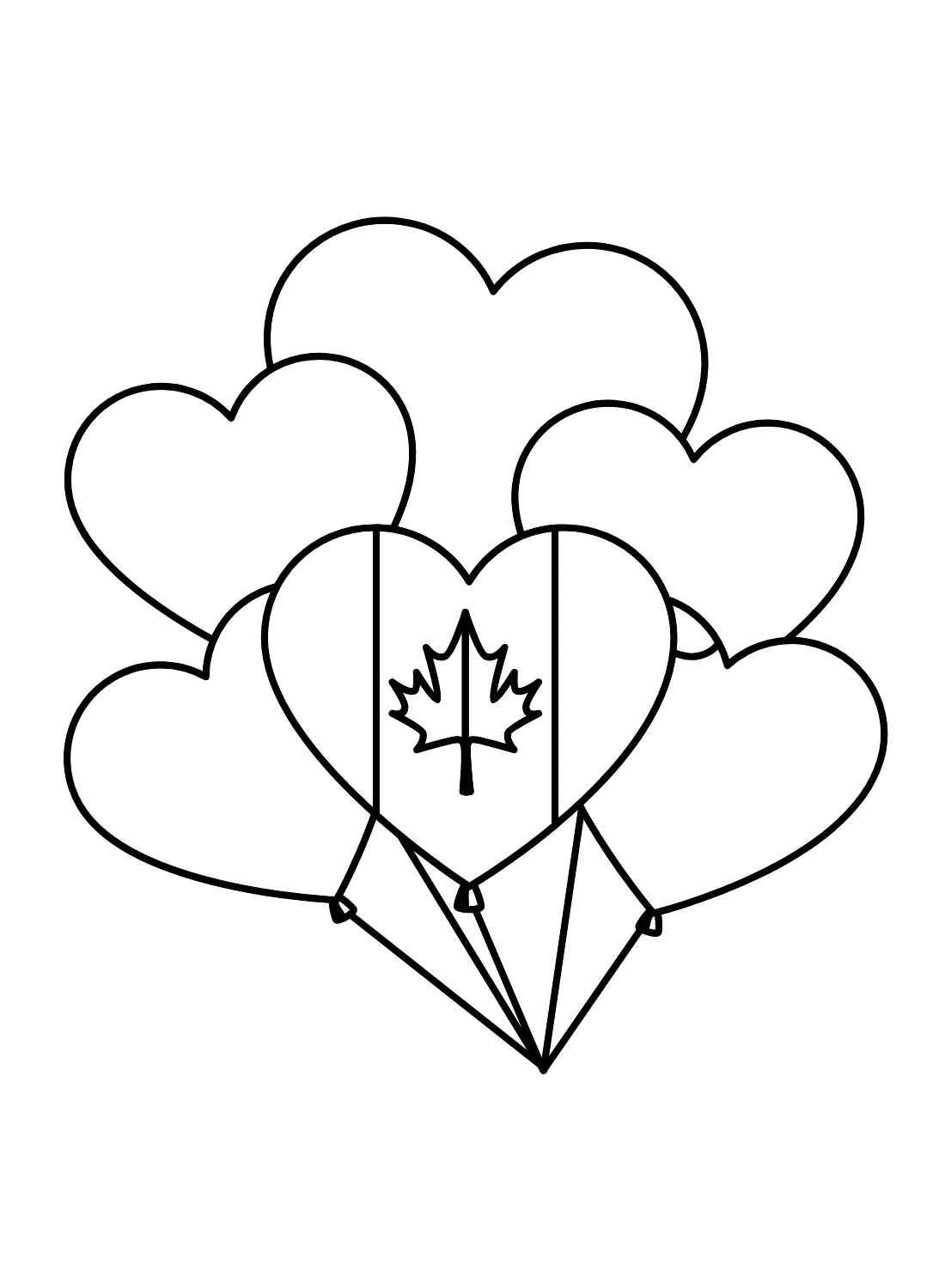 coloriage Coeur à imprimer gratuitement 2