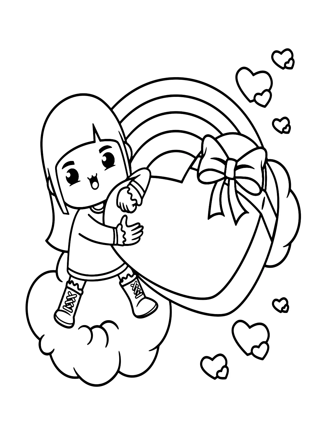 coloriage Coeur a imprimer gratuit 1