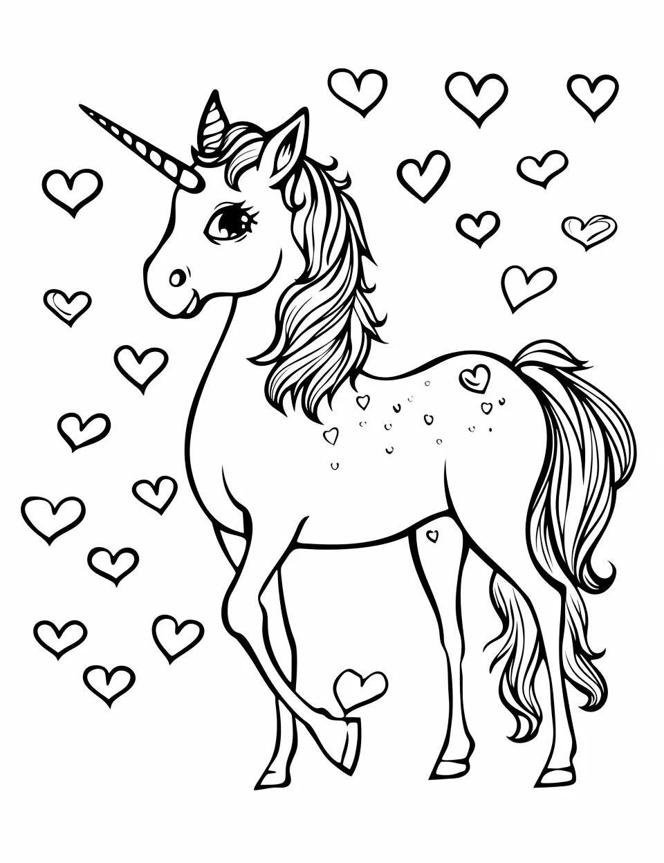 coloriage Coeur gratuit à imprimer