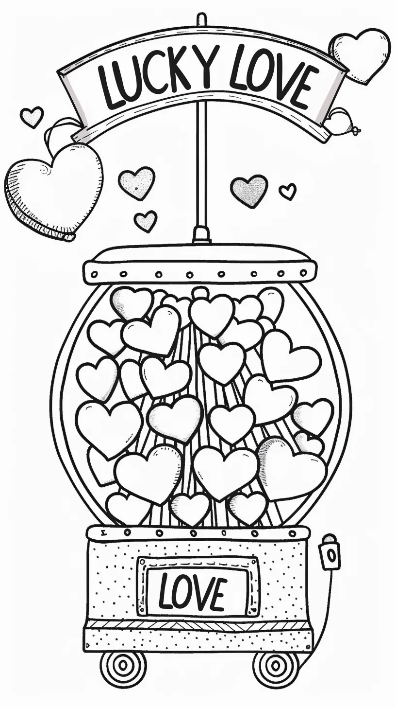 coloriage Coeur pour enfant de 5 ans