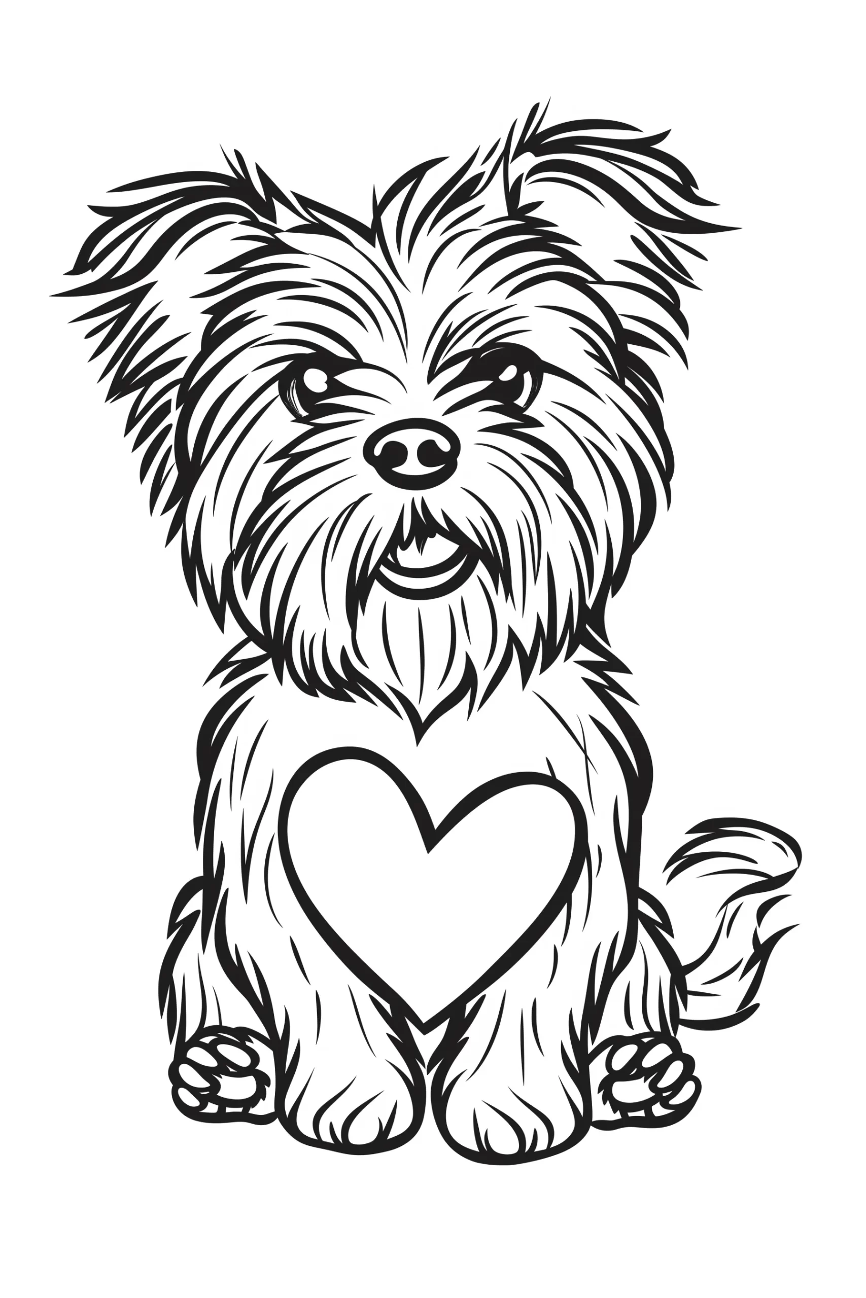 coloriage Coeur à imprimer pdf gratuit 1