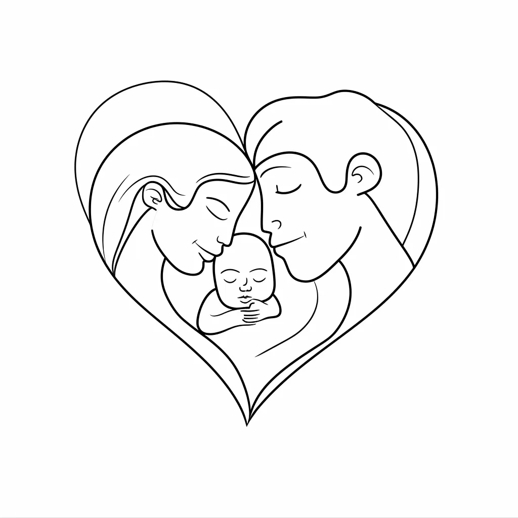 coloriage Coeur gratuit a imprimer 1