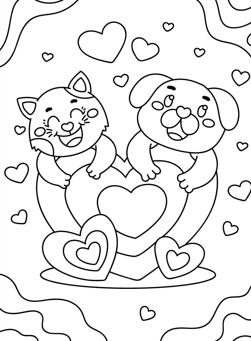 imprimer coloriage Coeur _1 gratuit