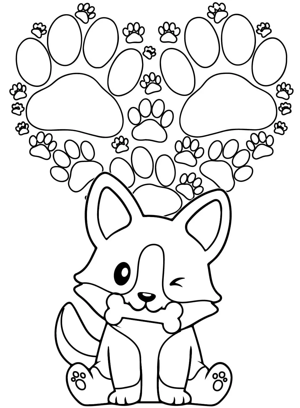 coloriage Coeur pour enfants a imprimer gratuit