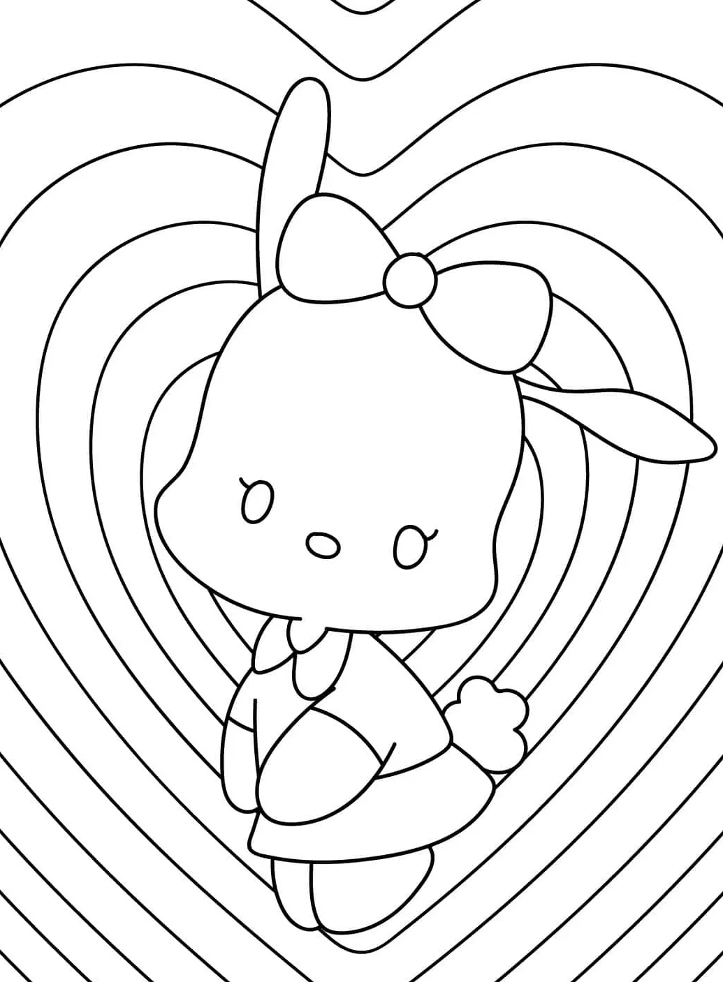 coloriage Coeur a imprimer pour enfant de 4 ans 2