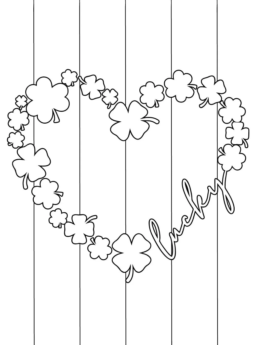 coloriage Coeur à imprimer pdf gratuit 2