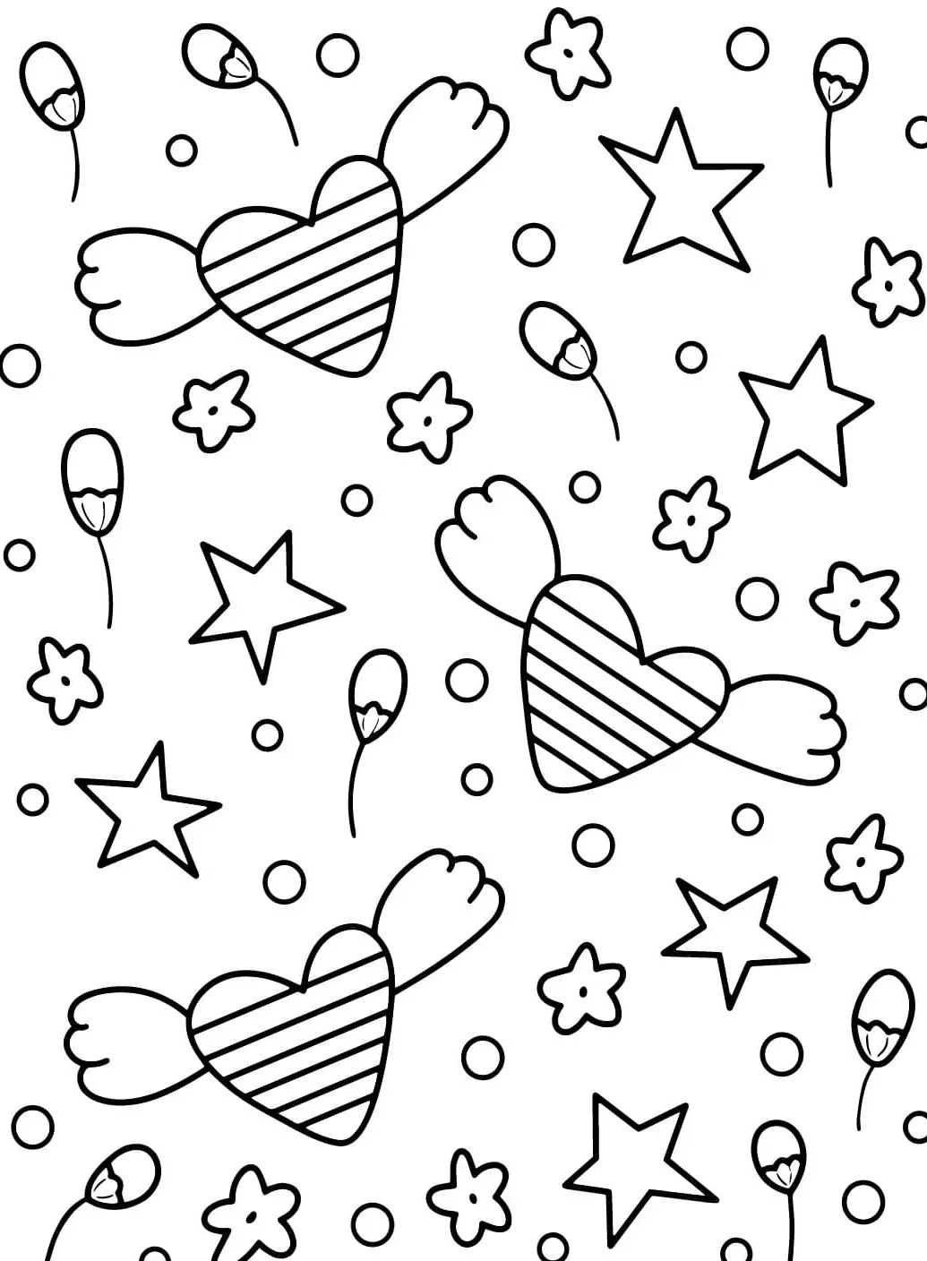 coloriage Coeur a dessiner en ligne