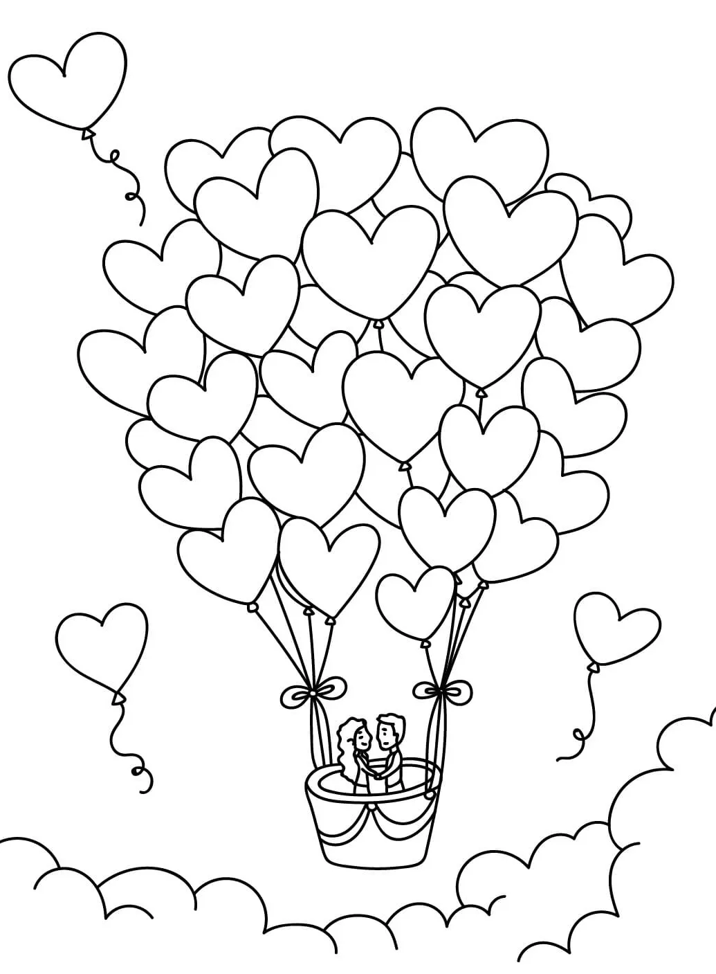 coloriage Coeur à imprimer pour enfant de 12 ans