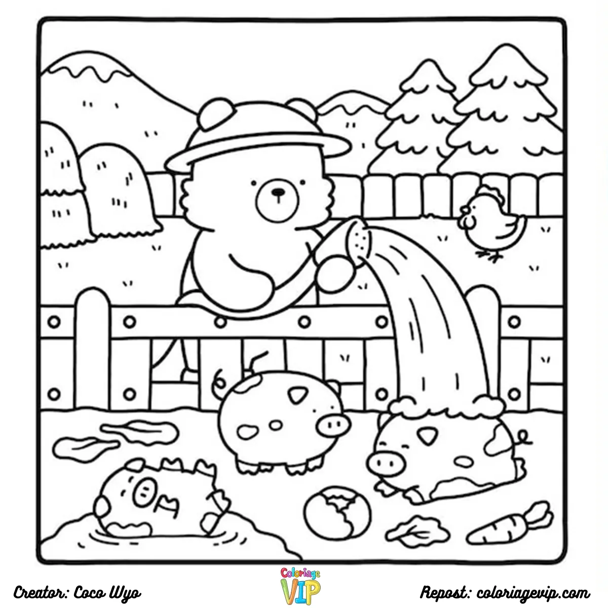 Comfy Days Coloring Cozy Friends Coloring Pages Comfy Days Coloring Cozy Friends Coloring Pages