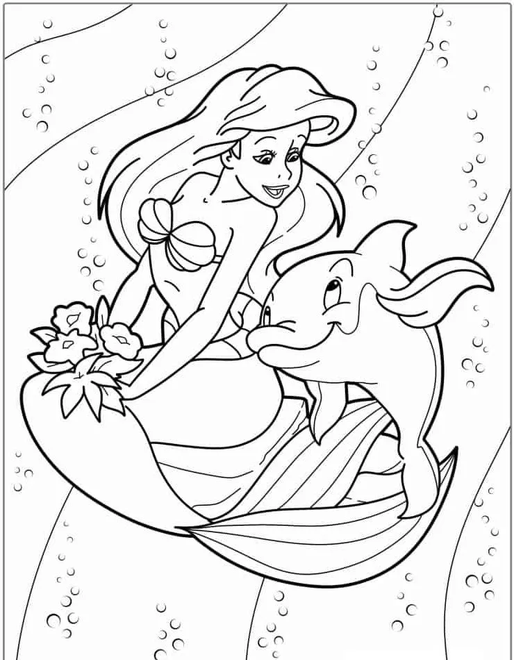 coloriage Dauphin a imprimer 2