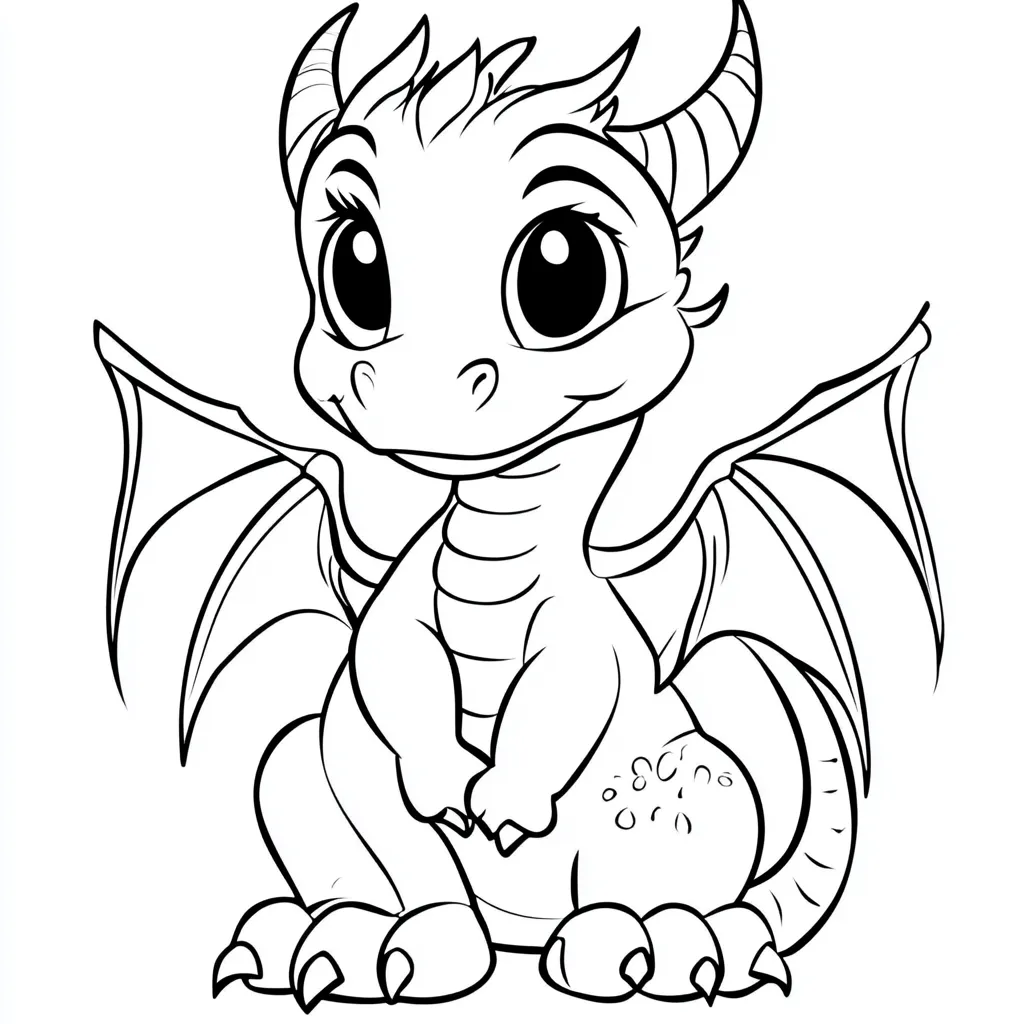 coloriage Dragon gratuit