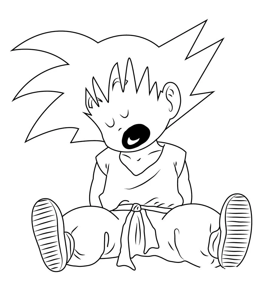 coloriage Dragon Ball Z a dessiner en ligne