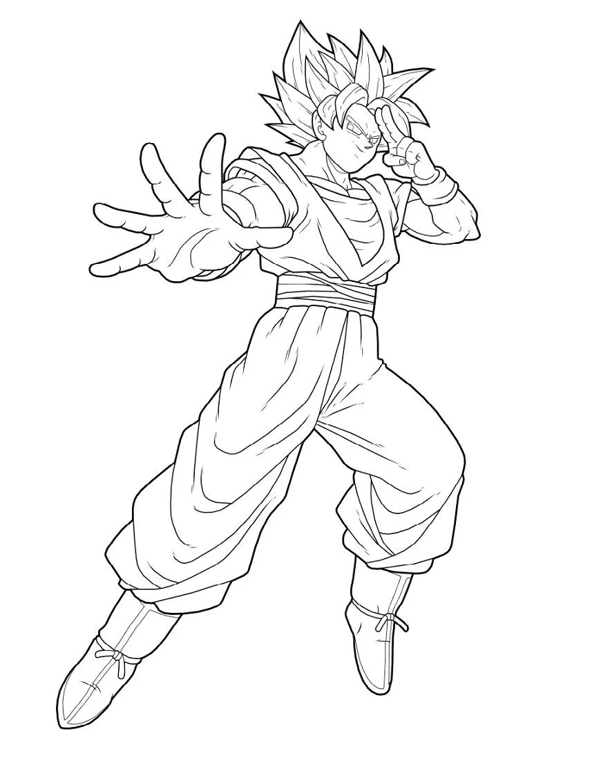 coloriage Dragon Ball Z et dessins