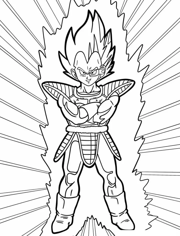 69+ Free Dragon Ball Z Coloring Pages - Download or Print