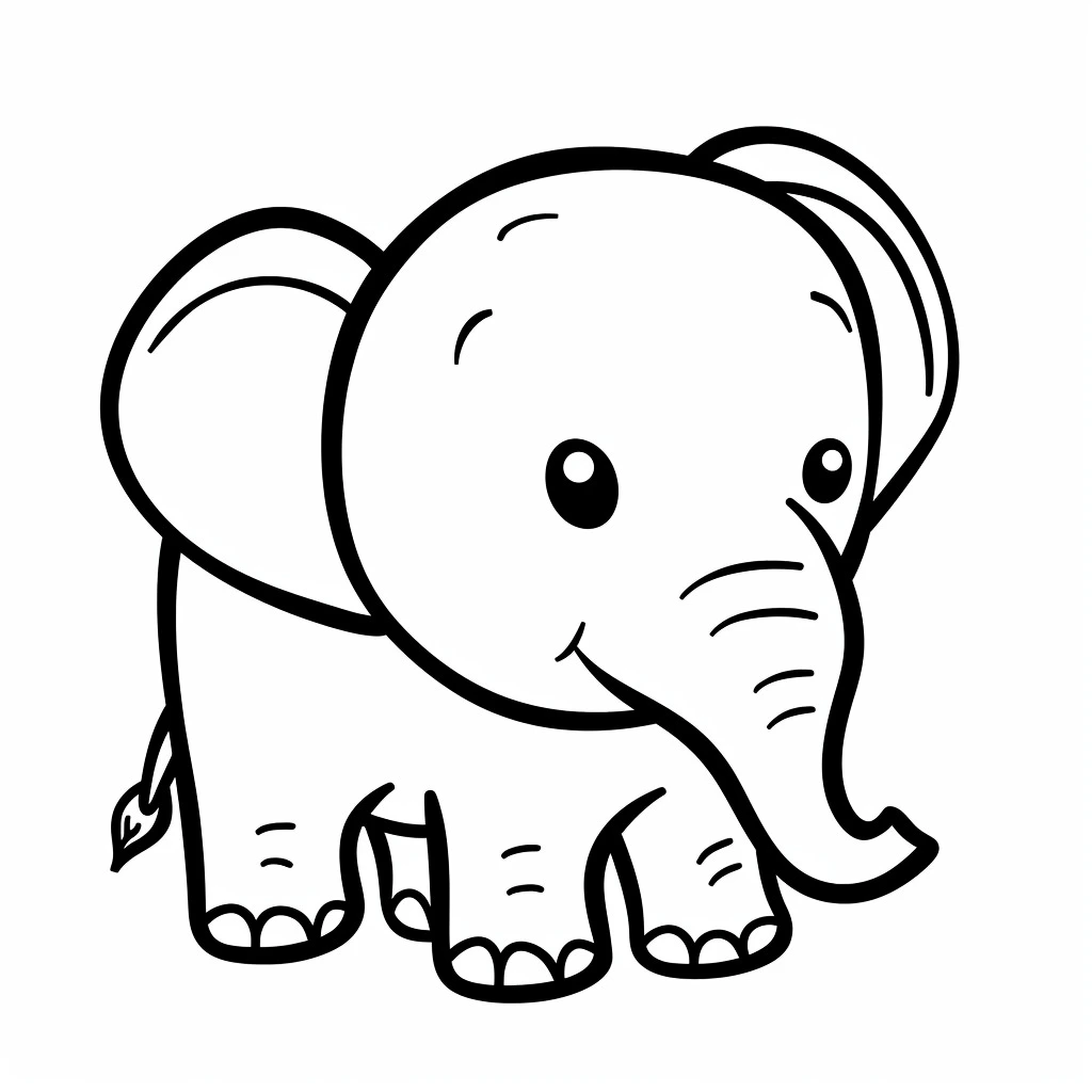 coloriage Elephant gratuit