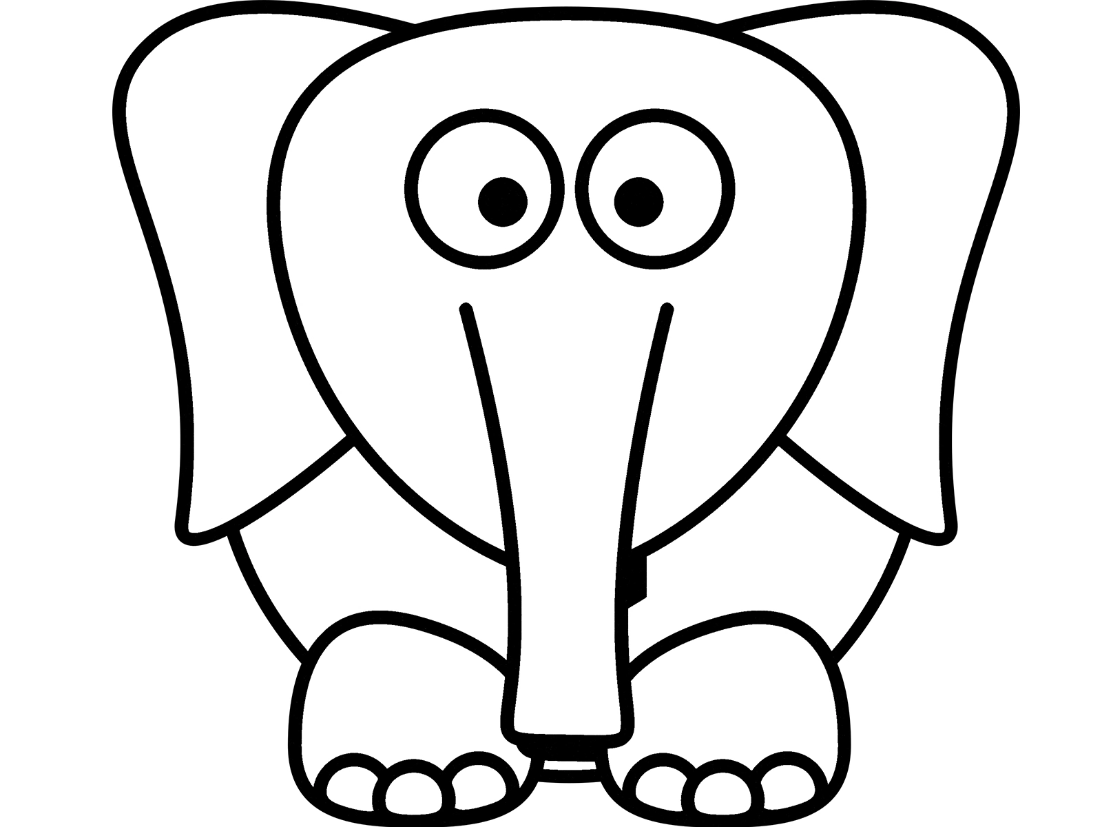 coloriage Elephant en ligne