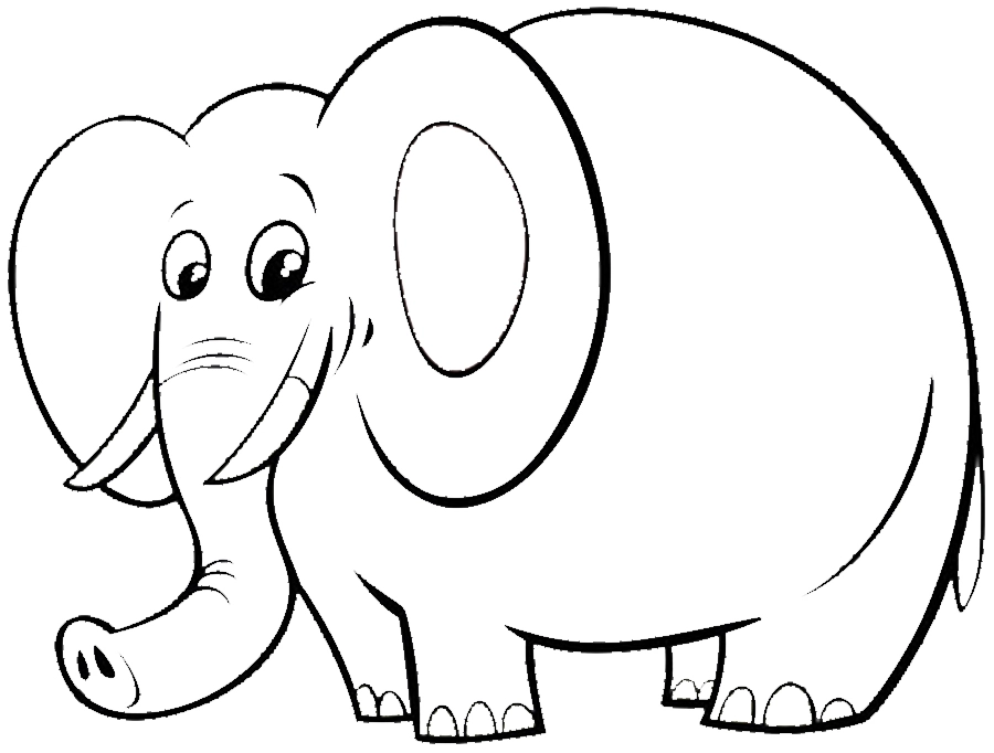 coloriage Elephant à imprimer gratuitement pdf