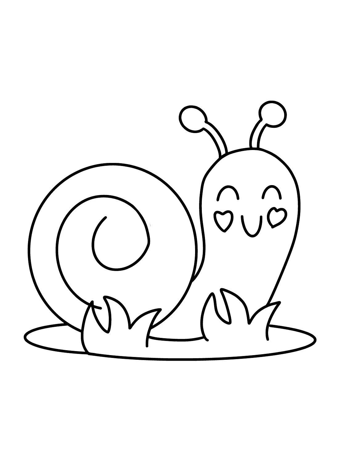 coloriage Escargot a dessiner et imprimer 2