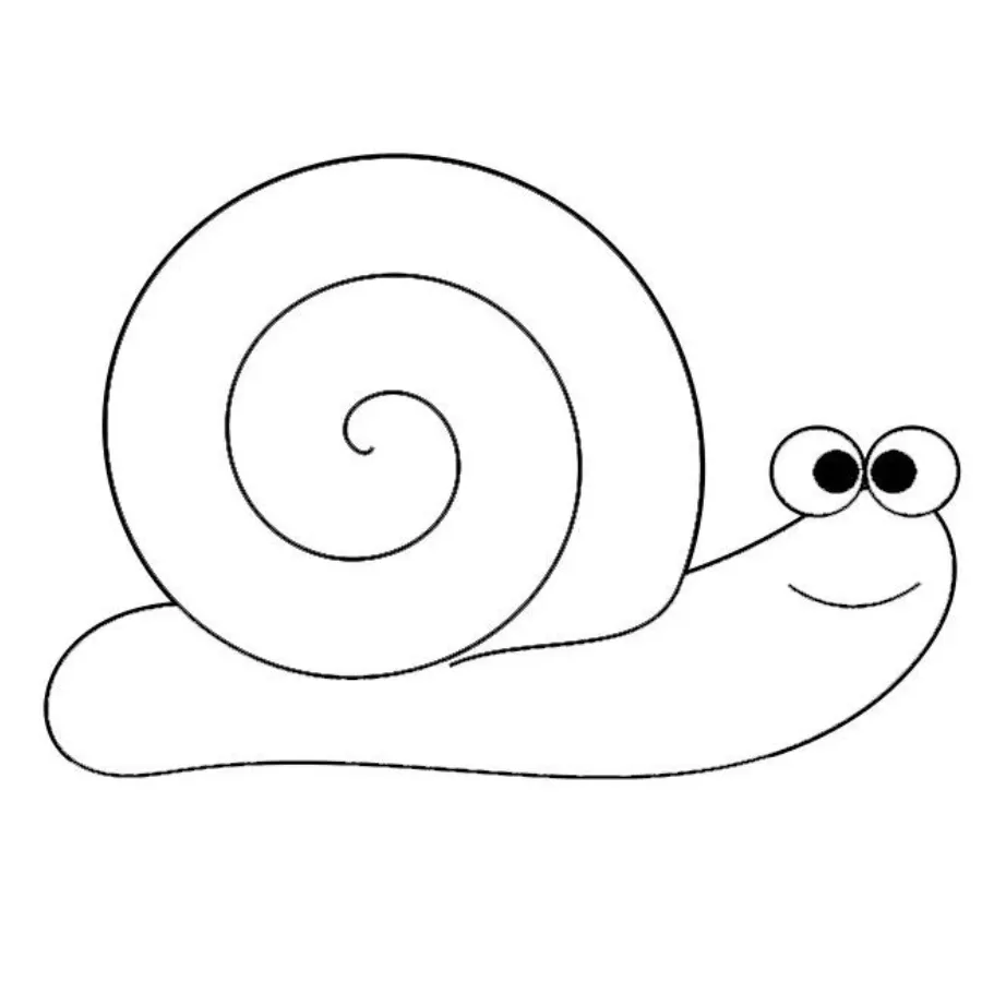 coloriage Escargot à imprimer pour enfants