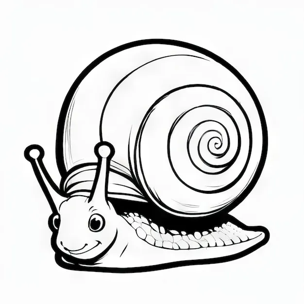 coloriage Escargot en ligne pour enfant