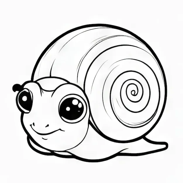 coloriage Escargot a imprimer gratuitement