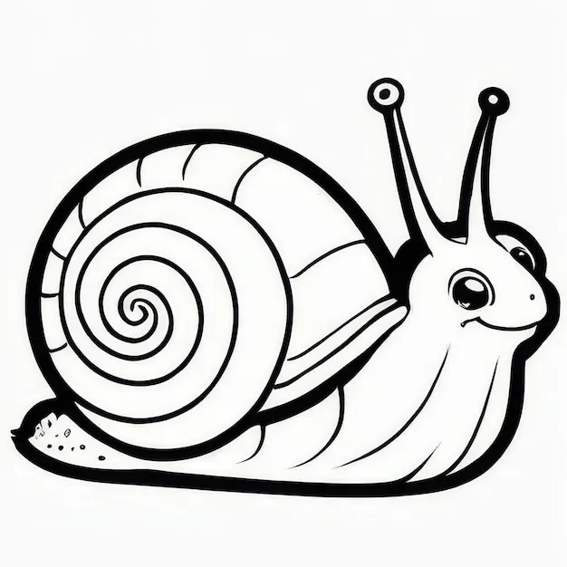 coloriage Escargot et apprentissage 1