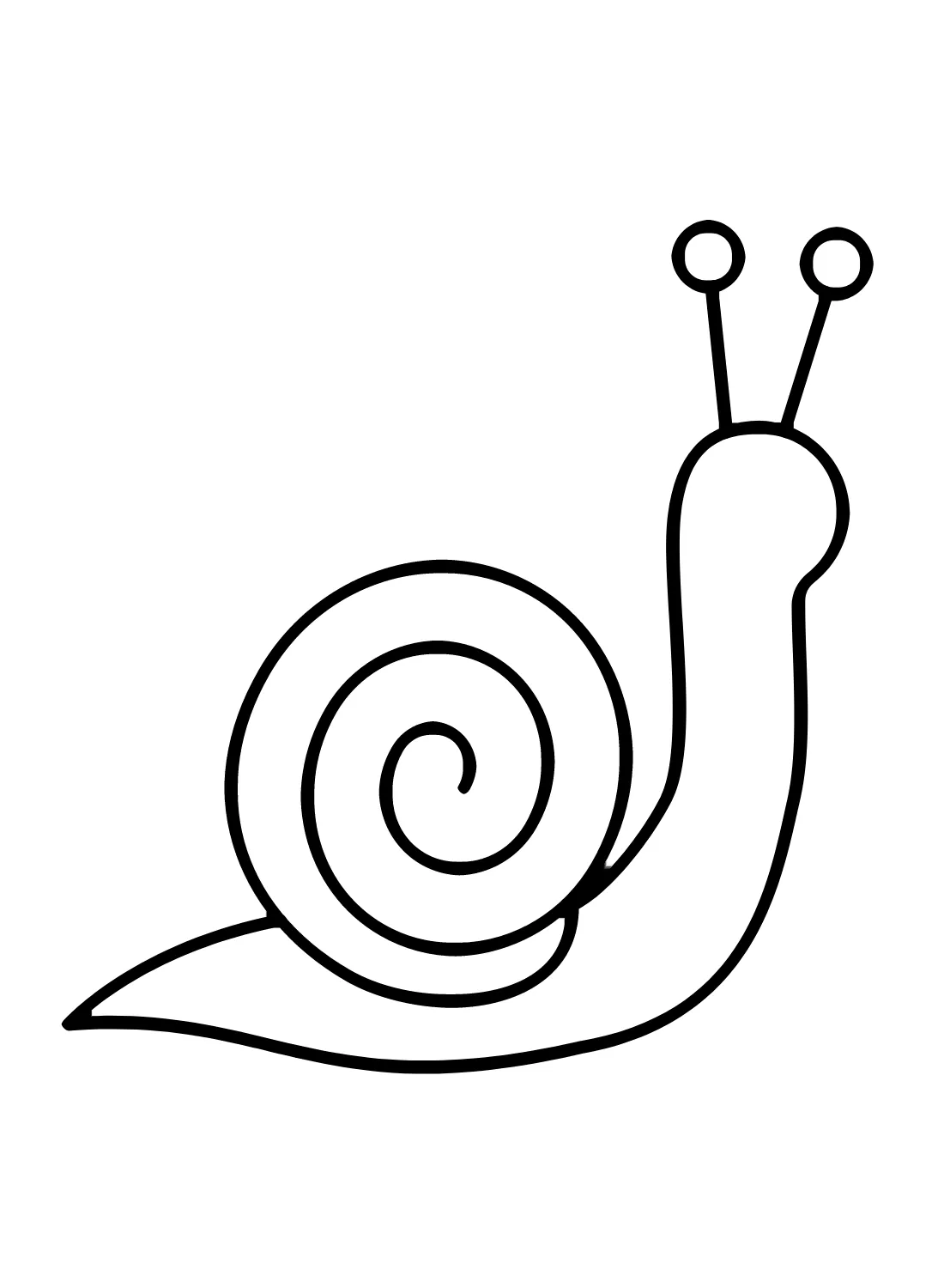 coloriage Escargot gratuit a imprimer 1