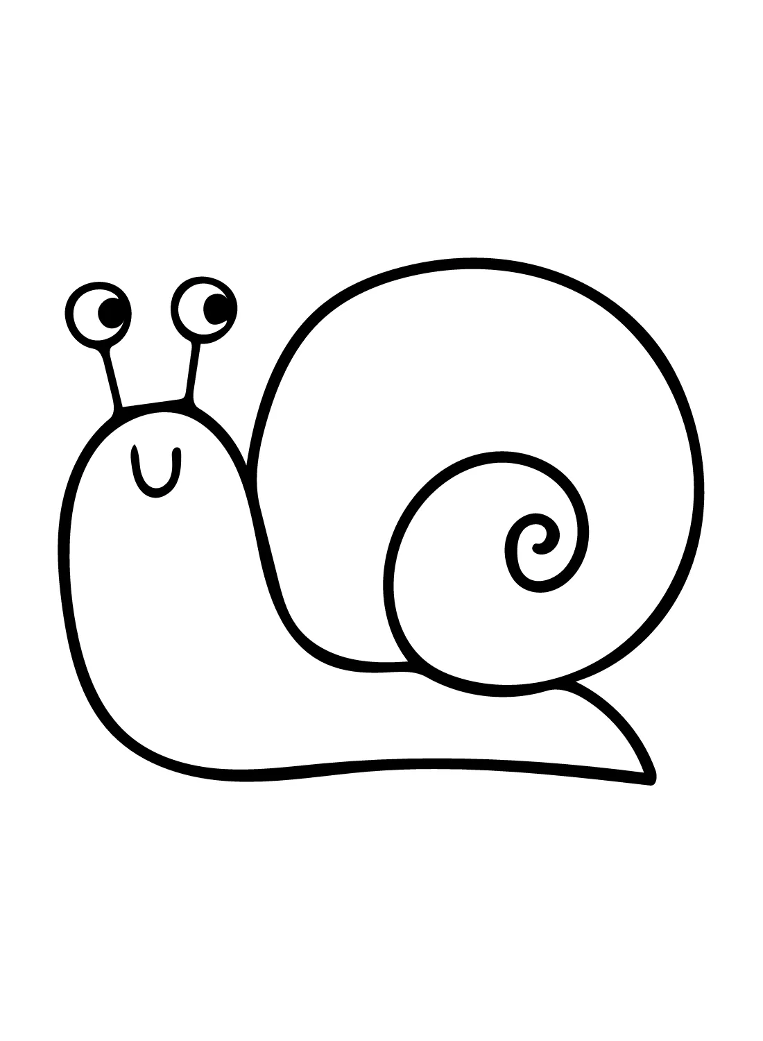 coloriage Escargot à imprimer pour enfant de 10 ans