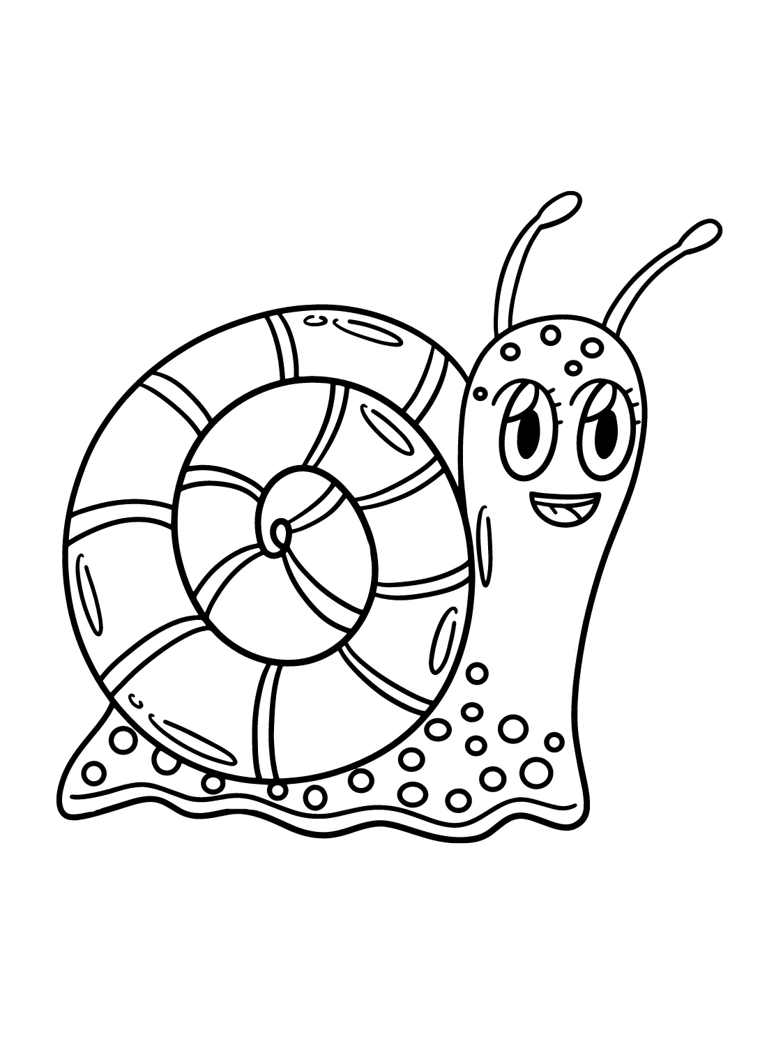 imprimer coloriage Escargot