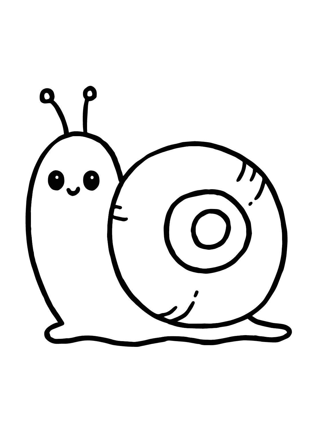 coloriage Escargot à imprimer pdf