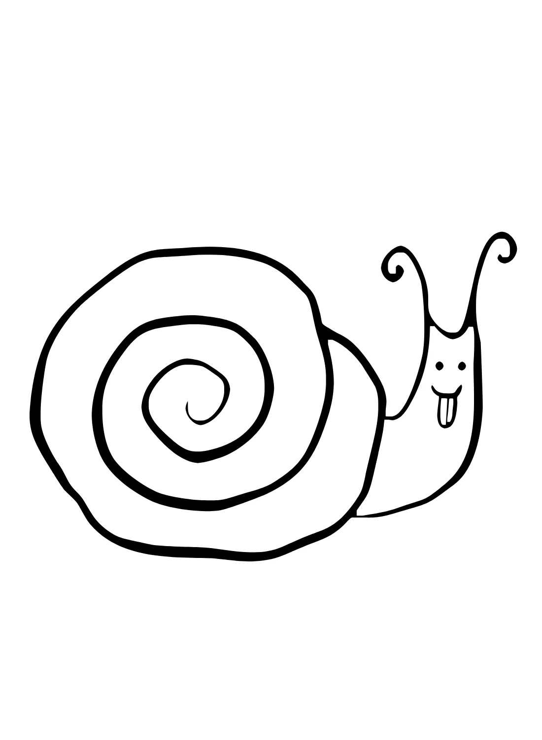 coloriage Escargot gratuit à imprimer