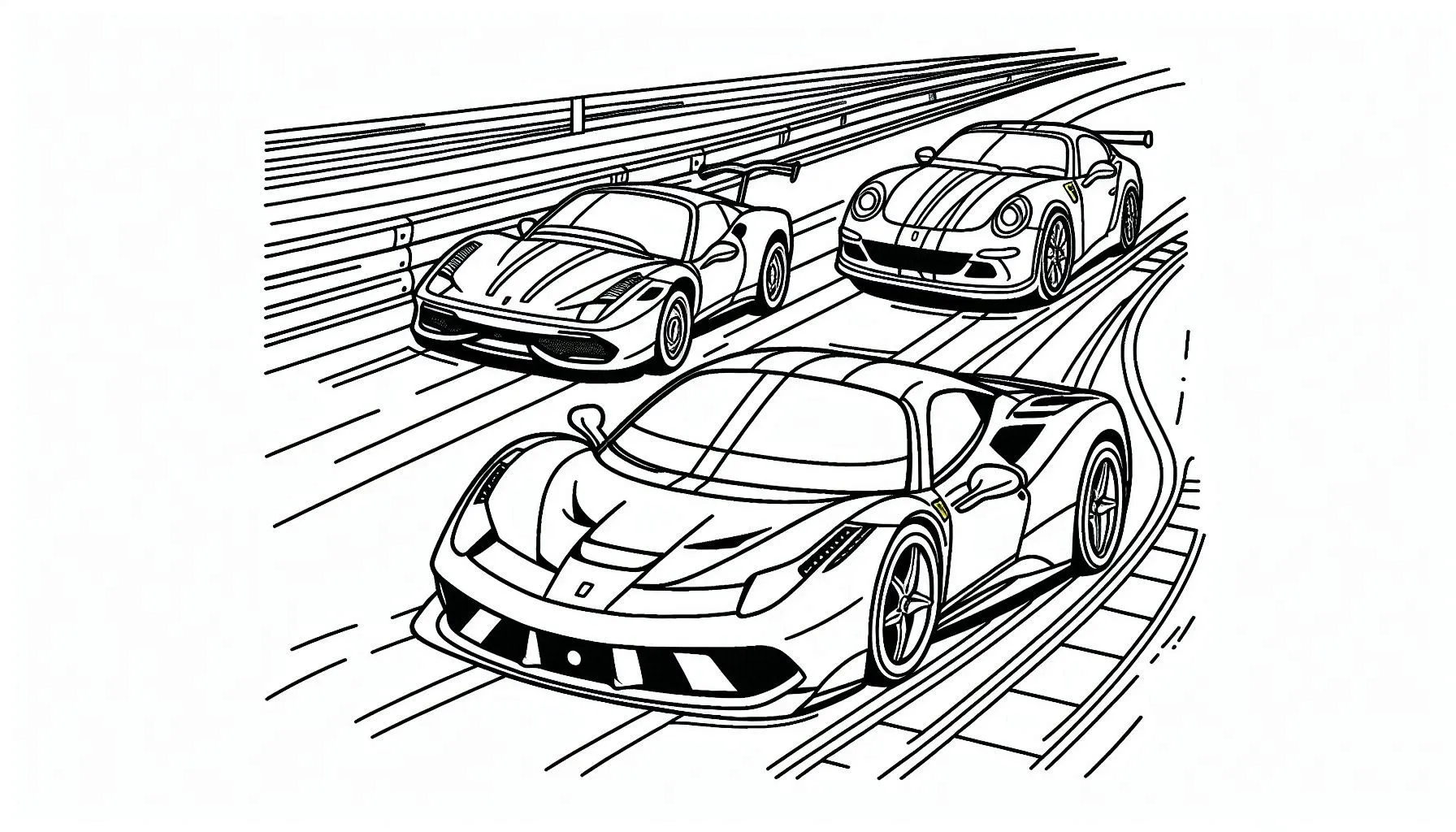 44+ Free Ferrari Coloring Pages PDF for Little Drivers