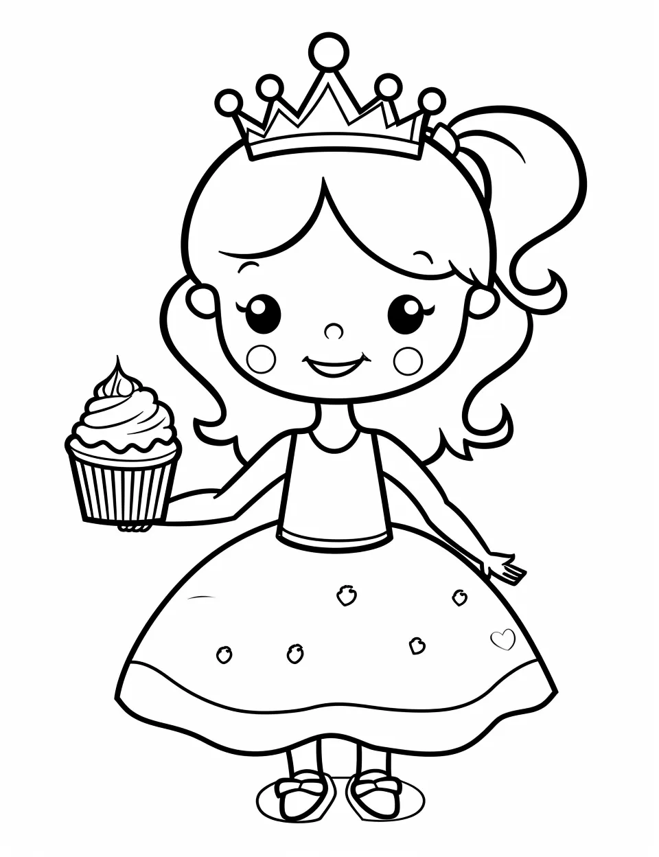 Free printable girl coloring pages for kids 1