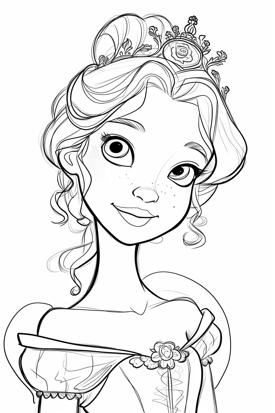 Free printable girl coloring pages for kids 2