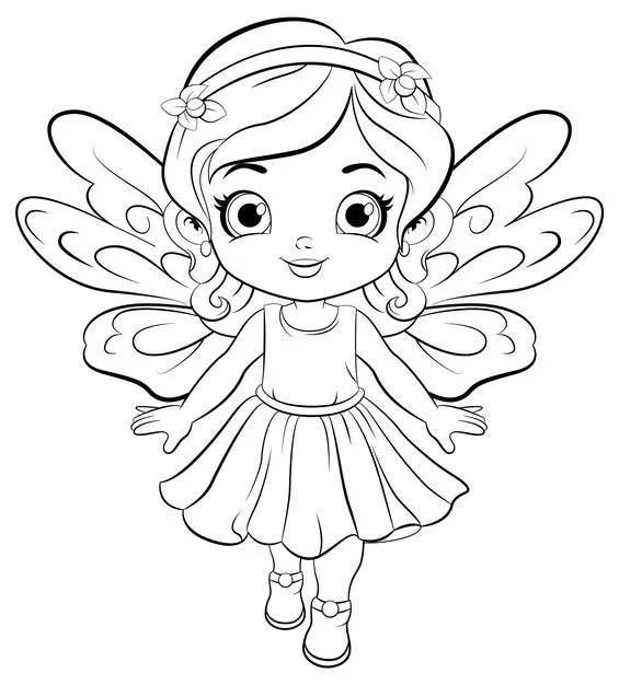 Girl coloring pages for children to print