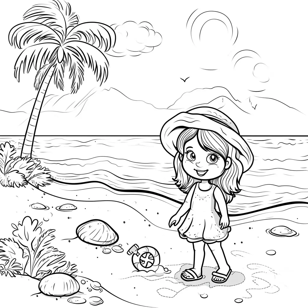 Free printable girl coloring pages for kids