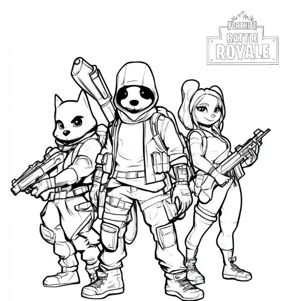 62+ Fortnite para colorear: batallas épicas y bailes locos