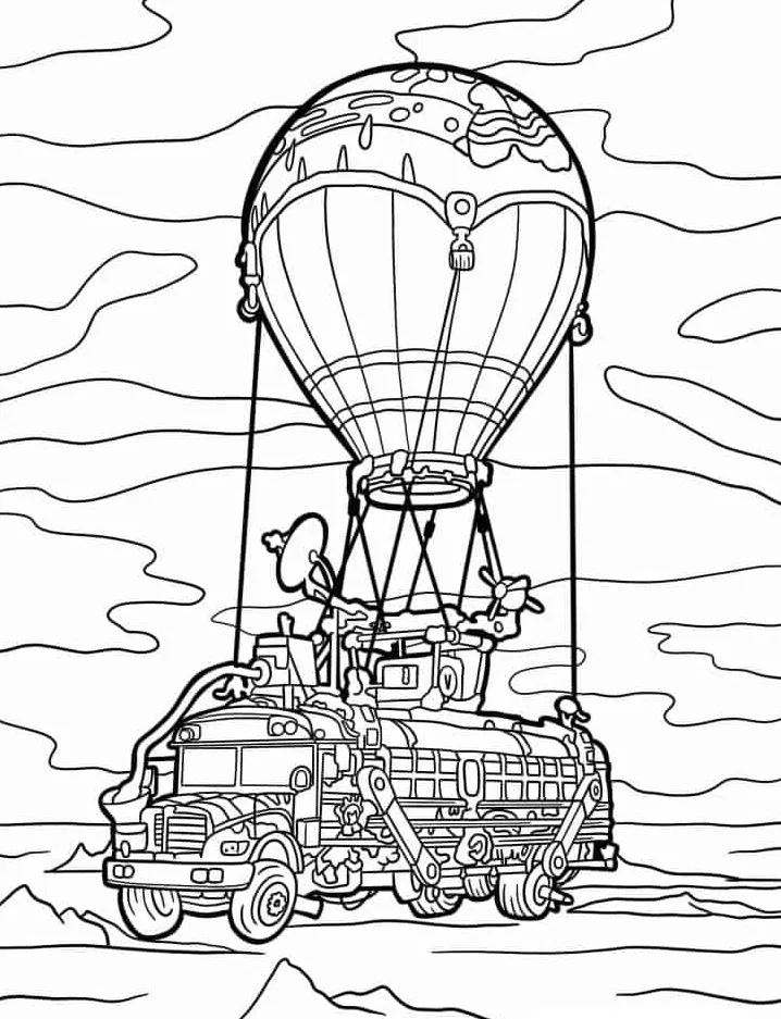 coloriage Fortnite à imprimer gratuitement pdf 2