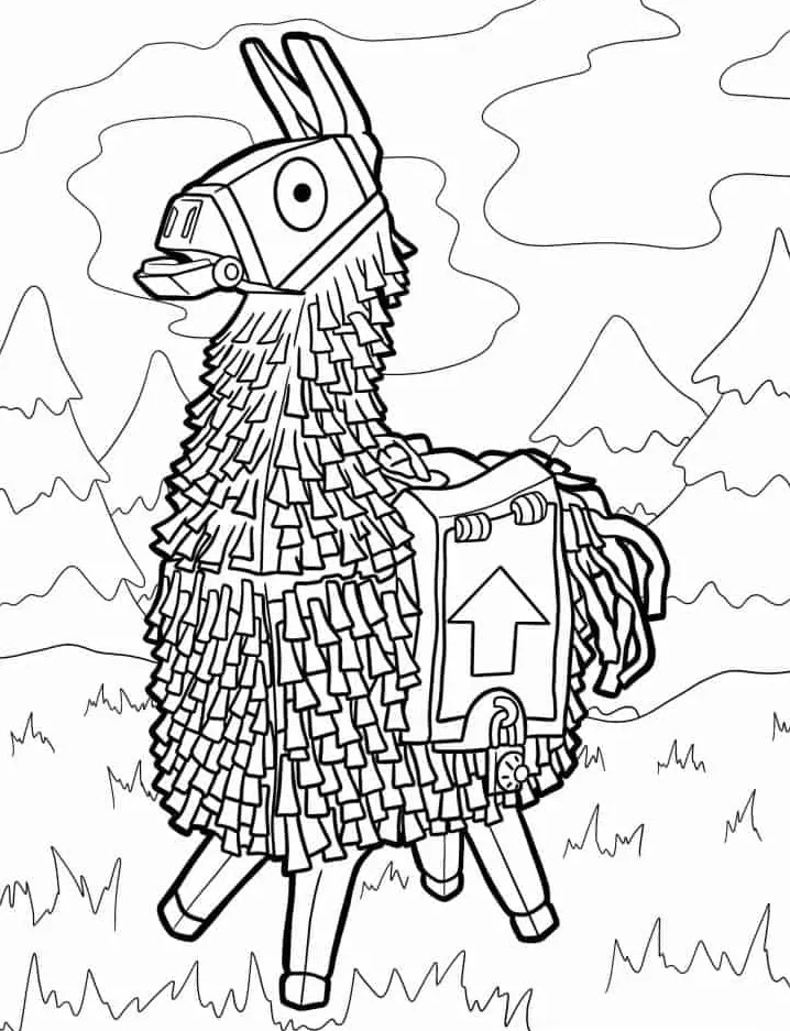 coloriage Fortnite à imprimer pdf gratuit