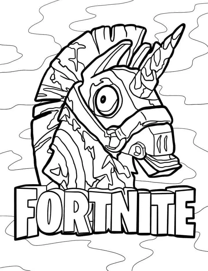 coloriage Fortnite pour enfant de 3 ans 2