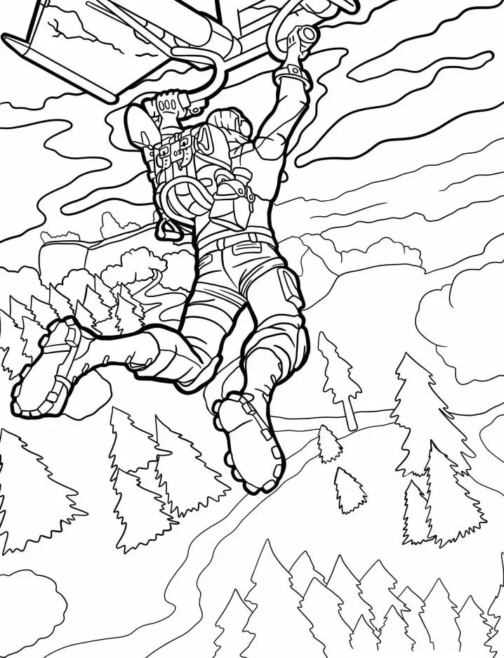 coloriage Fortnite a imprimer gratuitement 3