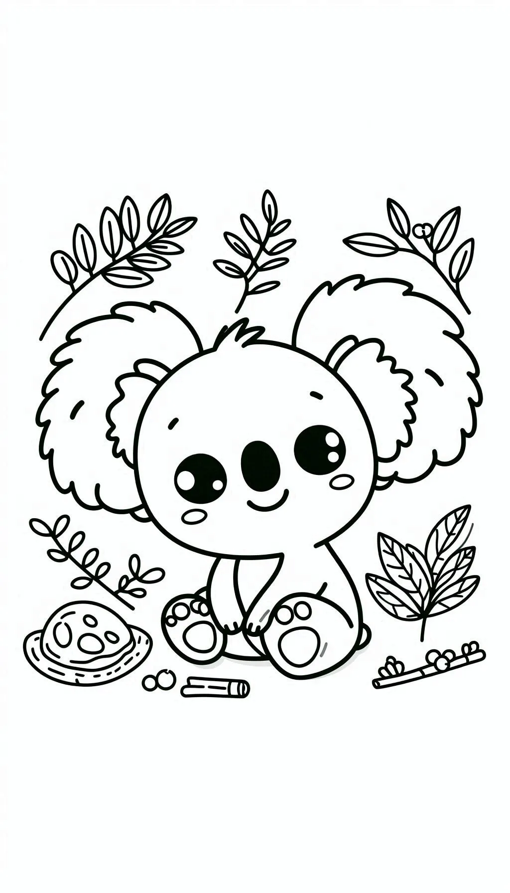 coloriage Koala pour enfants