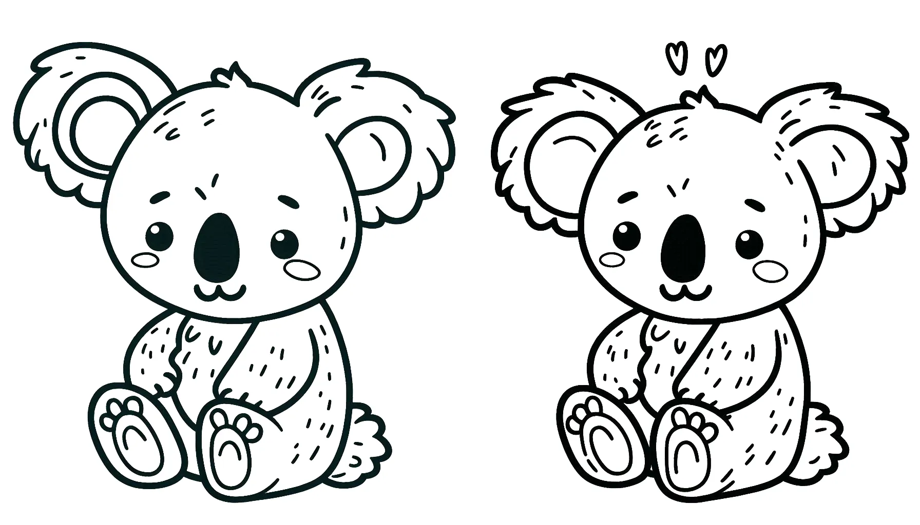 imprimer coloriage Koala