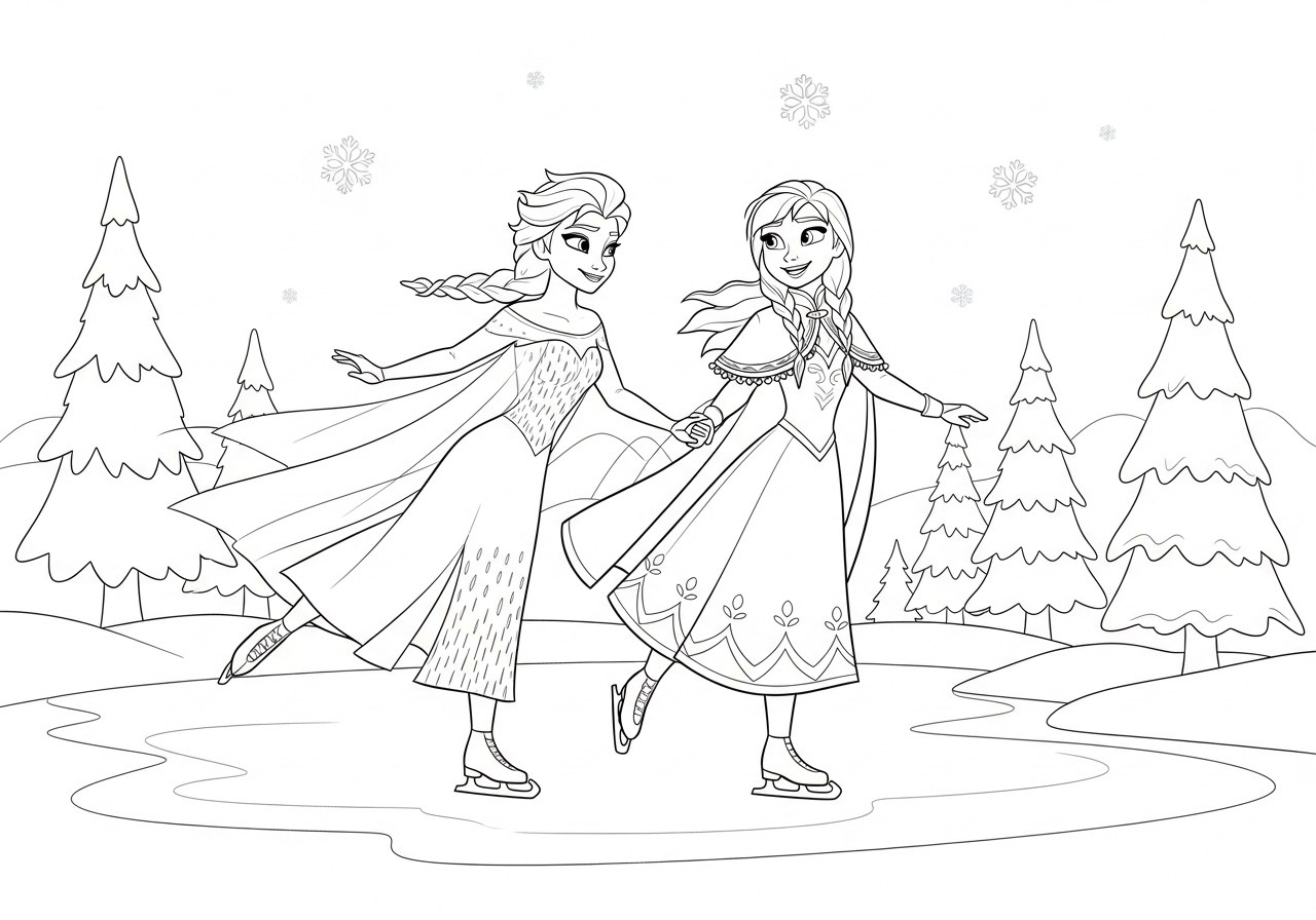 coloriage La Reine Des Neiges update a imprimer